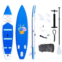 Vente en gros LSF OEM Mythologie Chinoise Culture Wakeboard Gonflable Sup Standup Paddleboard EVA PVC Matériel avec Accessoire de Pompe