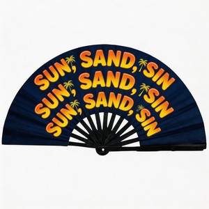 Ventilador de Mano Luminoso de Madera para Fiestas Musicales y Eventos, Diseño Personalizado, Ideal para Regalo, Gran Venta - Product Image 2