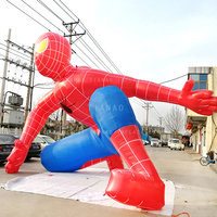 Personnage gonflable de dessin animé gonflable Spiderman Modèles gonflables d'homme-araignée pour événements pour la décoration pour la publicité