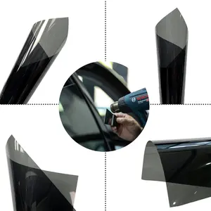 KPALFILM Ultra jernih Nano keramik Solar Film hitam 15% VLT kaca Film untuk perlindungan kaca depan kendaraan