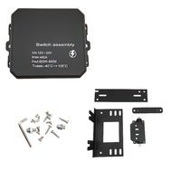 Kit de système de relais de commande de panneau de commutation combiné universel à LED 4 gangs avec circuit tactile pour camion, caravane, bateau, UTV, ATV, SUV