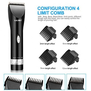 Professionale Ricaricabile Cordless Capelli Clippers Set <span class=keywords><strong>Pettine</strong></span> Dei Capelli Trimmer per Gli Uomini e Bambini con 2 Batterie e 4 17*4.5 centimetri 3W, 3.7V - Product Image 3