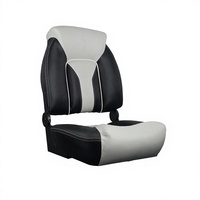 Siège marin pour bateau rapide/bateau de pêche - Siège du conducteur - Pliable, résistant aux UV, imperméable, résistant au soleil, en cuir