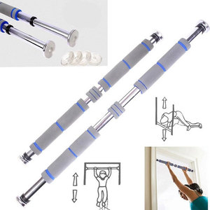 Horizontal <b>Bar</b> Trainer 100-150cm Steel Pipe Portable Indoor Gym Equipment Door Mounted <b>Pull</b> <b>Up</b> <b>Bar</b> - Product Image 3