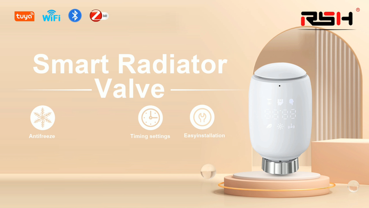 RSH WIFI Smart Heating Radiator Thermostat ZIGBEE Programmable Tuya Smart  Home BLE Thermostatic Radiator Valvle