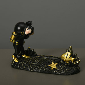 Ocean Design Resin Cute Diver <strong>Funia</strong> <strong>Photo</strong> <strong>Frame</strong> for Family Decoration - Product Image 2