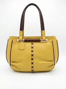 Sac à main pour femme en cuir naturel brun de qualité supérieure, style western, fermeture à glissière, pliable, imperméable, sacs à main décontractés - Product Image 6