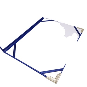 Porte-documents de luxe A4 en cuir PU personnalisé avec logo, couverture rembourrée pour diplôme, idéal pour les cérémonies de remise des diplômes et les récompenses - Product Image 5