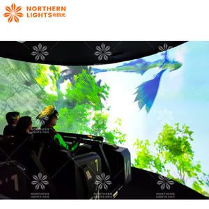 Northern Lights Projection immersive 12 écrans de cinéma numériques 5D <span class=keywords><strong>VR</strong></span> assis Théâtre orbital Cinéma à l'œil nu - Product Image 2