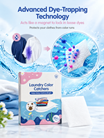 Feuilles de lessive écologiques, protection des couleurs, détachant, feuilles de lavage concentrées, savon à lessive en feuilles, OEM