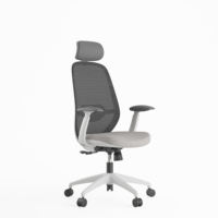 KOHO Mobilier de bureau en gros, chaise de bureau ergonomique pivotante en maille moderne de haute qualité et confortable, chaise de direction