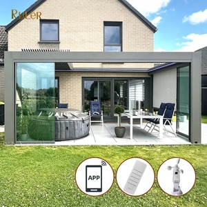 Système de <span class=keywords><strong>toit</strong></span> motorisé extérieur imperméable à l'eau, installation facile et aménagement personnalisé, pergola à <span class=keywords><strong>toit</strong></span> rétractable - Product Image 1