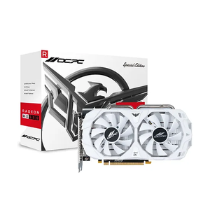 Hot Selling New Radeon 580 8GB <b>Graphics</b> <b>Card</b> Elegant <b>White</b> Exterior With 256-Bit GDDR5 6Pin Desktop Gaming Video GPU AMD Radeon - Product Image 2