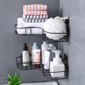 Wholesale Price Removable Wall Mounted Stainless Steel Adhesive Bathroom <b>Shower</b> <b>Storage</b> Rack - Product Image 2