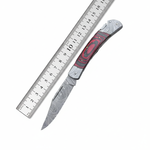 Cuchillo de bolsillo plegable de supervivencia al aire libre multifuncional hecho a mano personalizado mejor precio cuchillos plegables con madera - Product Image 1