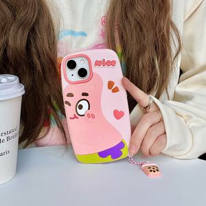 เคสโทรศัพท์ลายสพันจ์บ็อบสำหรับ iPhone 15 14 Pro Max เคสการ์ตูนสำหรับ iPhone 13 12 ซิลิโคนกันกระแทก เคสนุ่มน่ารัก - Product Image 4