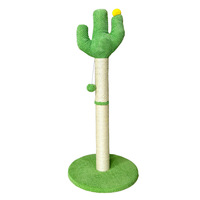 Planche à gratter verticale durable pour chats en sisal sans perte de cheveux Cadre de poteau d'escalade pour chats Jouet d'auto-divertissement pour chats