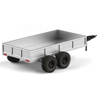 CROSSRC EMO XX2 XXL2 Camioneta Dinosaurio Grande a Escala 1:5 con Motor sin Escobillas RTR y Remolque Metálico T010 Monster Rock Crawler