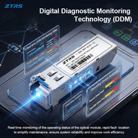 Émetteur-récepteur SFP ZTRS 1.25G 1310nm 1550nm Fibre Optique Monomode BIDI LC 1000BASE LX20 SM Simplex Fibre 20km