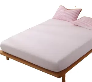 OEM 100% Coton Housse de Matelas Imperméable Bébé Drap De Lit Hypoallergénique Matelas Protecteur avec Élastique