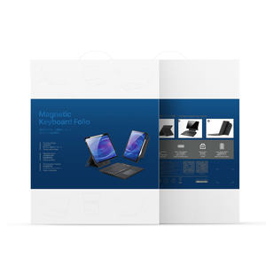 समयुंग टैब S11 अल्ट्रा कीबोर्ड केस डेक श्रृंखला ब्लैक टीपू चमड़े के डिचेबल मल्टीपल स्टैंड वायरलेस टैबलेट केस - Product Image 6