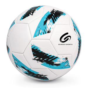 Ballon de football de qualité sélectionnée et à vendre bon marché Taille 5 4 3 Ballon de football officiel d'entraînement de match avec logo personnalisé - Product Image 2