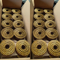 Fabricant professionnel de clous en spirale pour palettes, 2 1/4*0.099 pouces, clous en spirale collés, 9000M