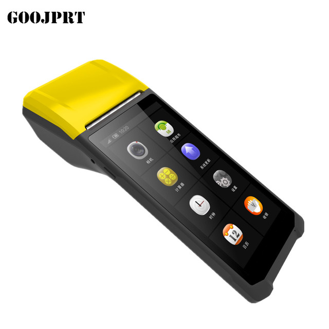 58mm Industrial PDA 3G LTE Portable Terminal Printer, Rugged IP65 Android