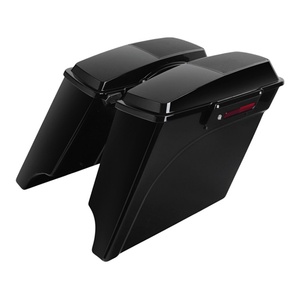 5" Extended Hard Saddlebags W/6"x9" <strong>Speaker</strong> Lids W/Black Latches Fits for <strong>Harley</strong> Touring Road Glide Street Glide 1993-2013 - Product Image 5