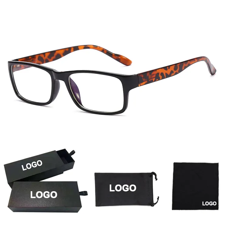 Óculos de bloqueio de luz azul para PC, óculos novos com armação para leitura, óculos óticos da moda para homens e mulheres, à venda