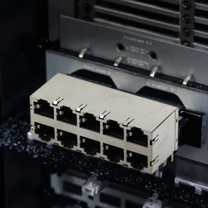 <span class=keywords><strong>Prix</strong></span> d'usine RJ-45 Connecteur Jack 1000 Base-<span class=keywords><strong>T</strong></span> 2x5 Port JISJACK Connecteurs Ethernet du fournisseur TI Intel - Product Image 2