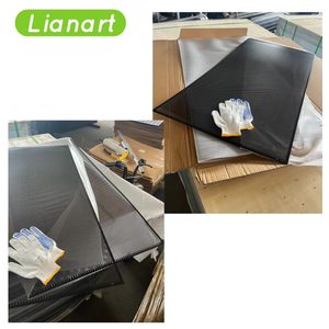 Sanxing SX-8106 Perforated Metal Sheet 23.6x47.2 in Black 4mm Round Hole Laser Cut Steel <b>Window</b> <b>Screen</b> - Product Image 4