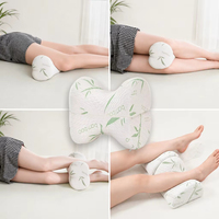 Coussin Ergonomique en Mousse à Mémoire de Forme pour Genoux avec Housse en Bambou – Support Orthopédique pour Jambes, Idéal pour Dormeurs Latéraux et Soulagement de la Sciatique