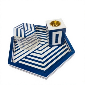Quemador de carbón con incrustaciones de hueso Aura majestuoso, soporte de incienso hecho a mano exquisito para decoración árabe del hogar, celebraciones Eid, regalo de lujo - Product Image 1