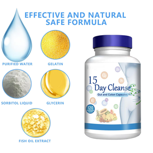 Cápsulas de Limpieza de Colon de 15 Días, Desintoxicación Natural, Mejora la Inmunidad, Apoyo a la Salud Intestinal, Suplemento Dietético para Adultos, Aceite de Pescado, Adolescentes - Product Image 4