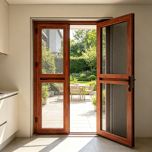 Porte moustiquaire à battant Master Slave : Vue claire qui préserve la vue sur l'extérieur - Product Image 1