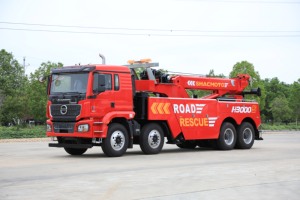 Nouveau camion de remorquage routier 6x4 avec grue rotative de 30T et 12 pneus pour le sauvetage de véhicules lourds - <span class=keywords><strong>Prix</strong></span> usine - Product Image 2