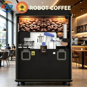 Machine à café commerciale sans personnel, en libre-service, avec différents motifs et designs pour la création de café de style latte à partir de grains de café - Product Image 5