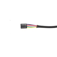 Interrupteur de démarrage d'ordinateur, bouton de réinitialisation de puissance 3V-6V, SW, avec câble de carte mère 60cm, à monter soi-même