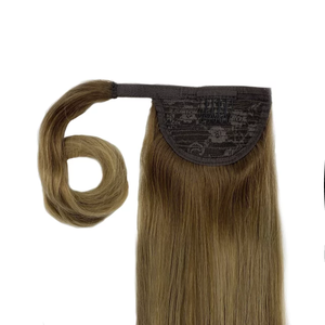 Extensiones de Cola de Caballo Rubias 613 con Mechas Ombré Balayage, Cabello Humano Virgen Remy, Cola de Caballo con Cordón, Cabello Saludable para Mujeres, Belleza - Product Image 6