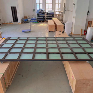 Portes <span class=keywords><strong>de</strong></span> <span class=keywords><strong>Garage</strong></span> industriel en verre intelligent moderne, 8x7, pièces claires, <span class=keywords><strong>porte</strong></span> <span class=keywords><strong>de</strong></span> <span class=keywords><strong>Garage</strong></span> - Product Image 1