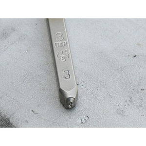 Jeu de 9 poinçons avec chiffres 0-9 Beta 33NR, hauteur de caractère 4mm pour le marquage de l'acier - Product Image 6