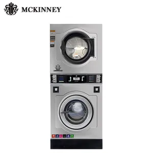 Mckinney Professionele Commerciële Wasserij Muntautomaat Wasmachine En Droger