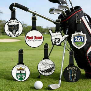Etiqueta de Alta Calidad para <span class=keywords><strong>Bolsa</strong></span> de <span class=keywords><strong>Golf</strong></span>, Varios Estilos Divertidos y Resistentes, Fabricante Profesional - Product Image 1