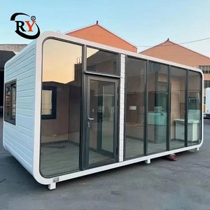 Cabaña Prefabricada Anti-Sal, Estilo Apple, para <span class=keywords><strong>Club</strong></span> Náutico, Alojamiento Premium VIP de Larga Duración - Product Image 1
