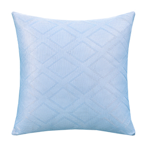 Tersedia dalam berbagai warna dan ukuran, es sutra dikepang keren bernapas berlian kisi bantal dekoratif - Product Image 2
