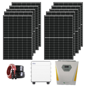 Système d'alimentation domestique 6kW/5kW/10kW/3kW/8kW, batterie lithium-ion monocristalline, système de stockage d'énergie sur réseau, garantie 3 ans 12 - Product Image 1