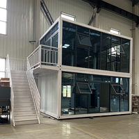 Maison conteneur modulaire préfabriquée de haute qualité 20 pieds 40 pieds, résistante aux tremblements de terre, mobile, design moderne extérieur, respirante pour l'habitation