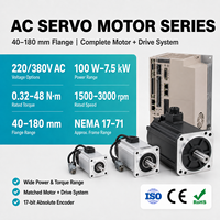 Système de servomoteur AC monophasé à couple élevé 220V/380V 200W-2000W 1.8-2.2KW avec encodeur absolu 17 bits NEMA 34/52 CNC
