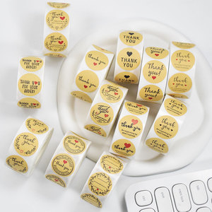 Customized Self Adhesive <b>Sticker</b> Rolls Thank You <b>Stickers</b> Thank You for Supporting My Small Business <b>Sticker</b> - Product Image 5
